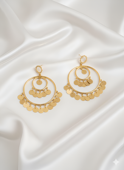 The ZIRYA Souk Shimmer Earrings