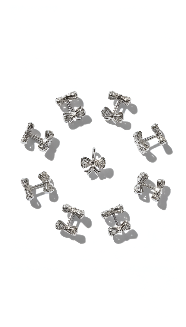 The ZIRYA Dainty Bow Nose Pin