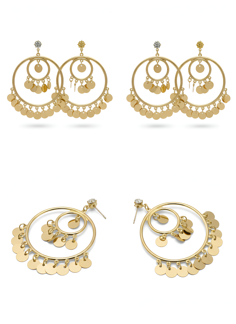 The ZIRYA Souk Shimmer Earrings