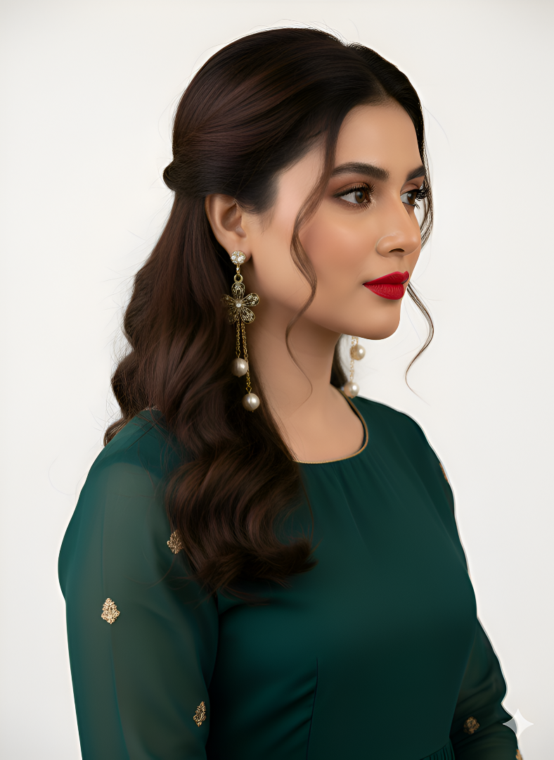 The ZIRYA Aurora Flower Dangles