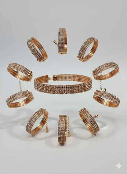 The ZIRYA Sparkle Mesh Bracelet