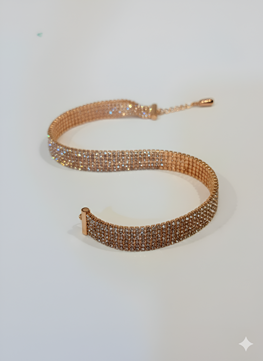The ZIRYA Sparkle Mesh Bracelet