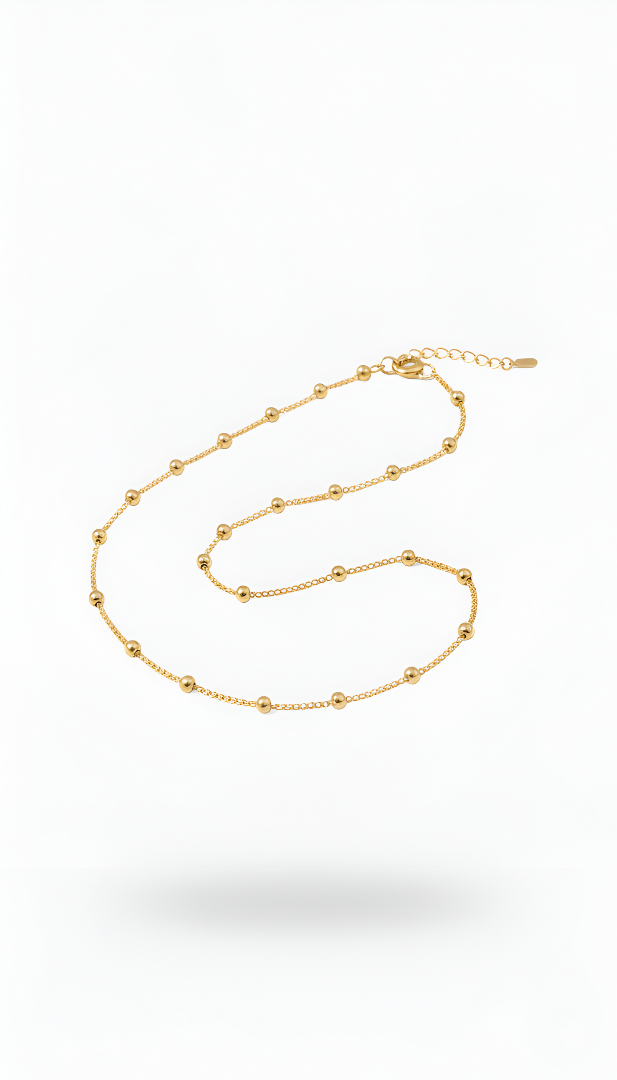 The ZIRYA Midas Bead Anklet