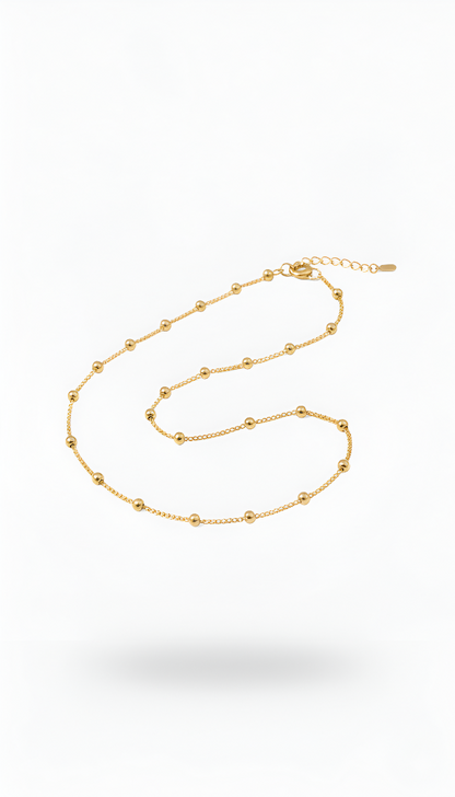 The ZIRYA Midas Bead Anklet
