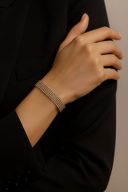 The ZIRYA Sparkle Mesh Bracelet