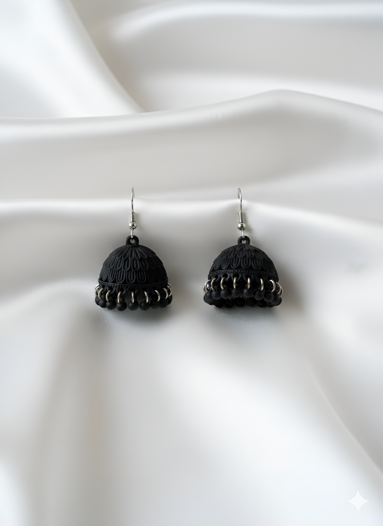 The ZIRYA Modern Matte Jhumkas