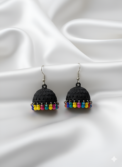 The ZIRYA Modern Matte Jhumkas