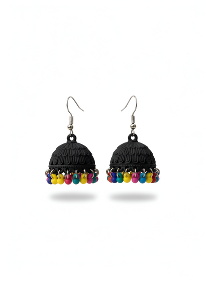 The ZIRYA Modern Matte Jhumkas