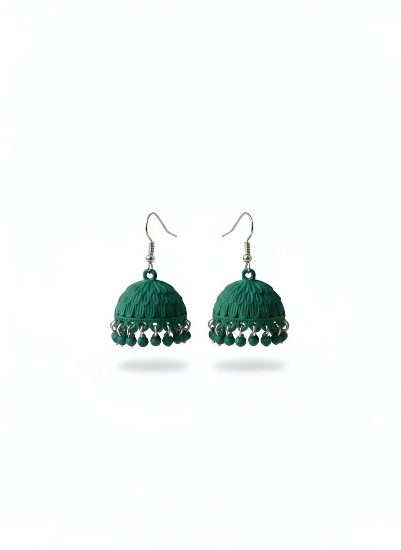 The ZIRYA Modern Matte Jhumkas