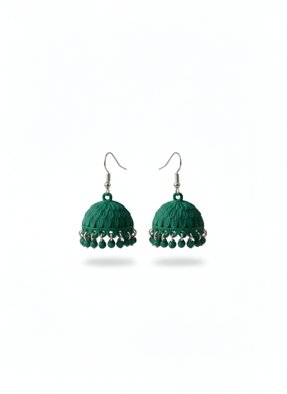 The ZIRYA Modern Matte Jhumkas