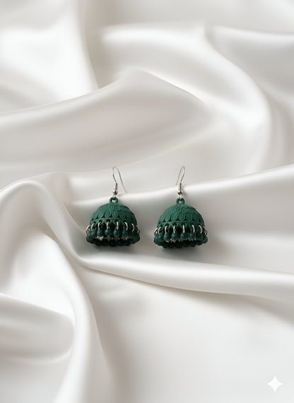 The ZIRYA Modern Matte Jhumkas