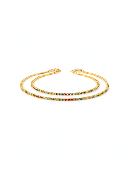 The ZIRYA Carnival Anklets (Pair)