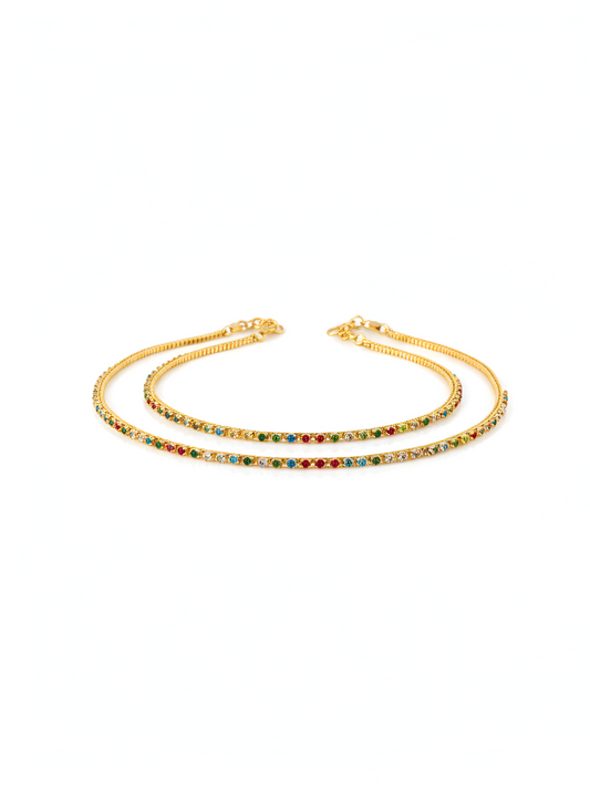 The ZIRYA Carnival Anklets (Pair)