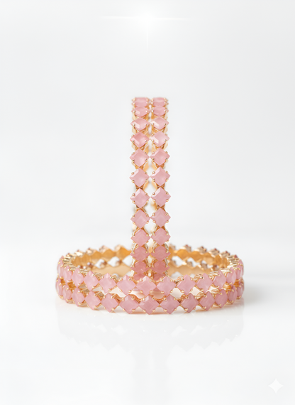 The ZIRYA Regal Ruby Bangles