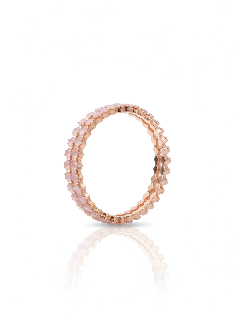 The ZIRYA Regal Ruby Bangles