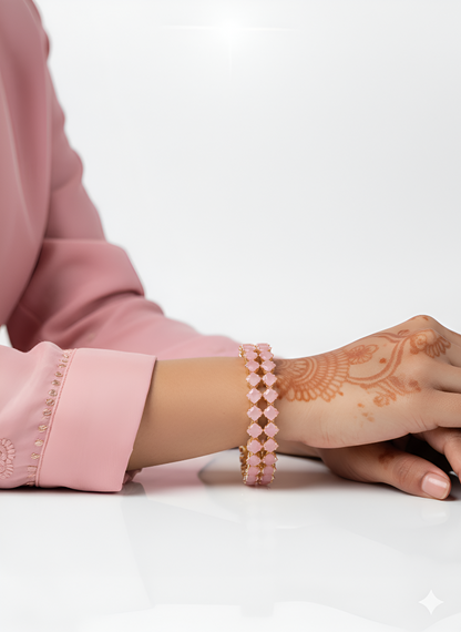 The ZIRYA Regal Ruby Bangles