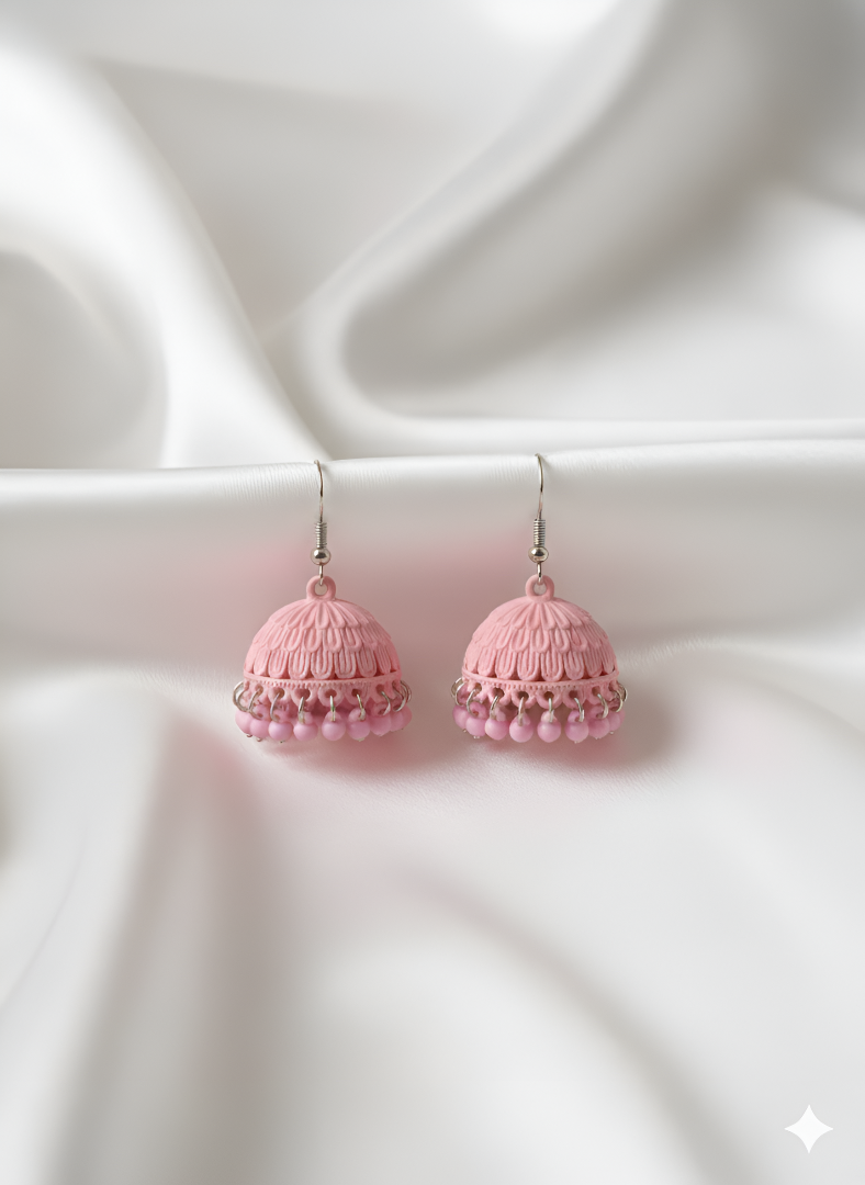 The ZIRYA Modern Matte Jhumkas