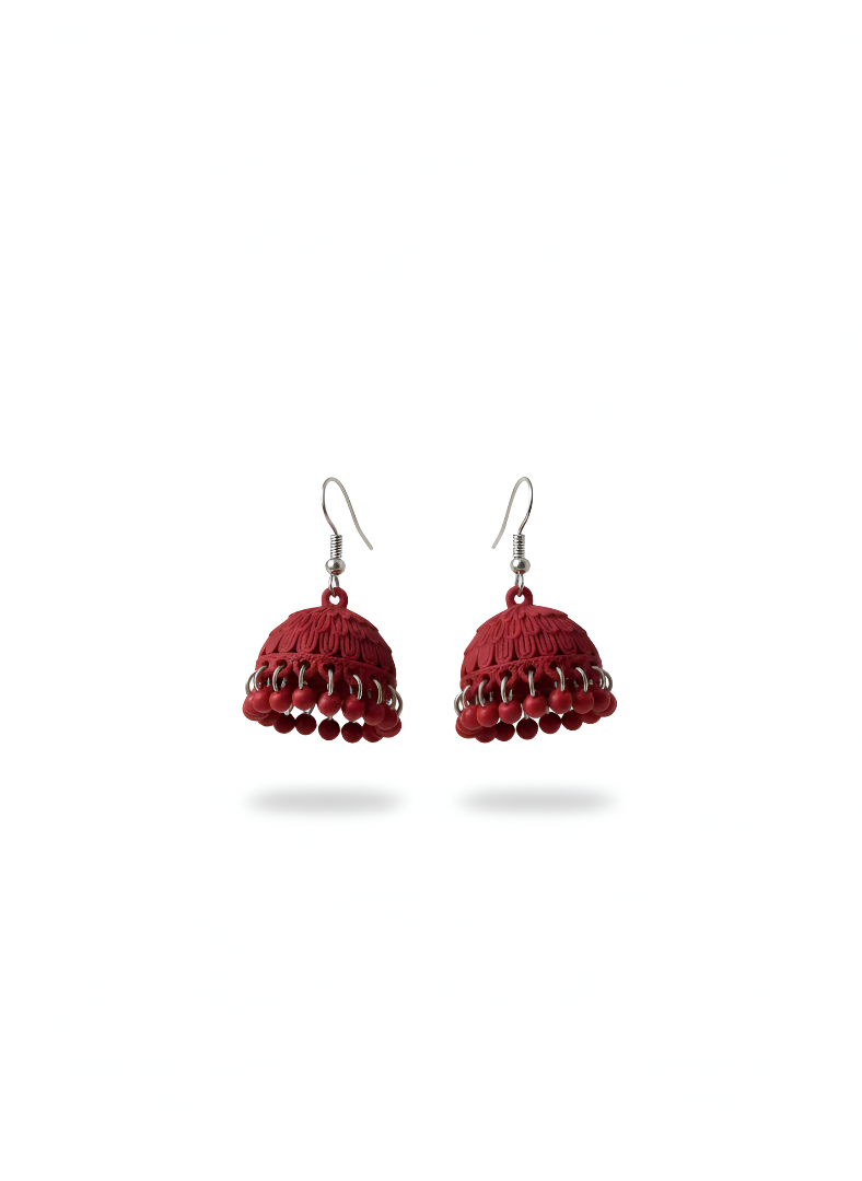 The ZIRYA Modern Matte Jhumkas