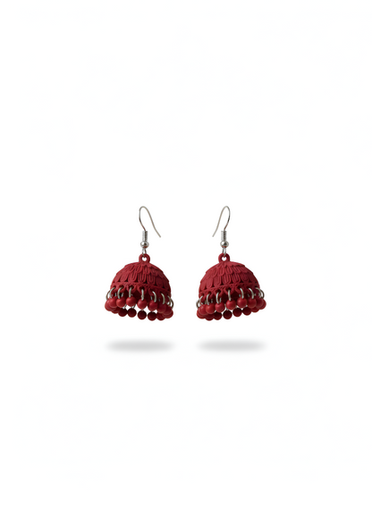 The ZIRYA Modern Matte Jhumkas