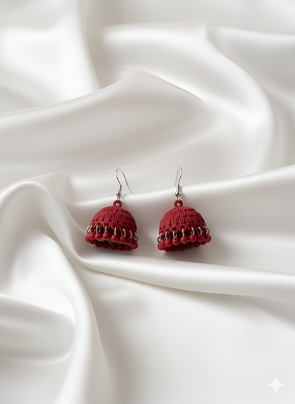The ZIRYA Modern Matte Jhumkas