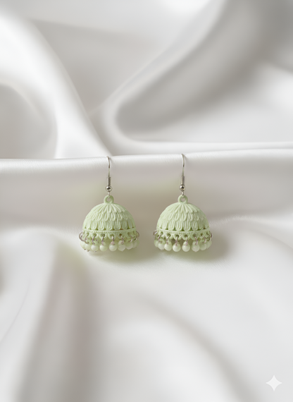 The ZIRYA Modern Matte Jhumkas